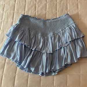 Blue Rock n Rags ruffle skirt